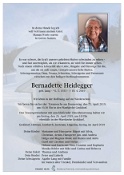 Bernadette Heidegger